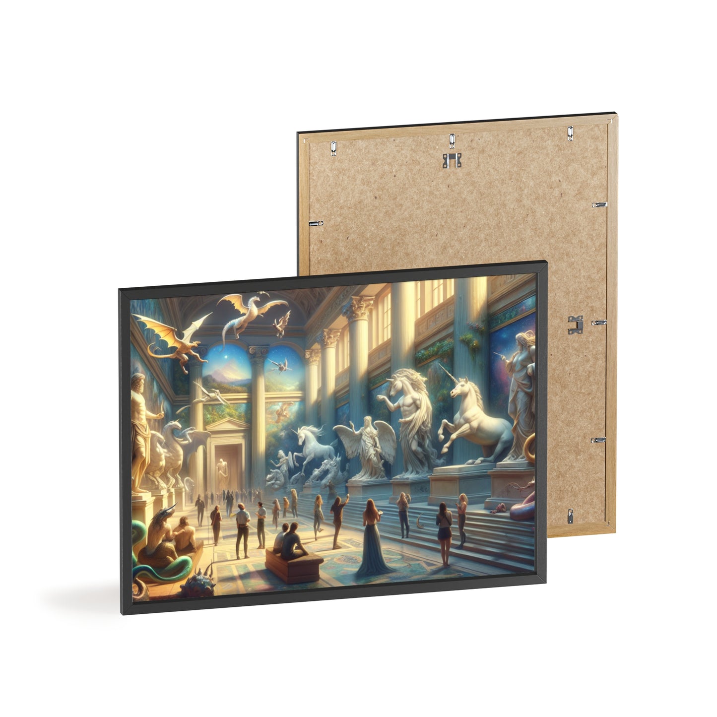 Framed Atlantis Atrium Poster