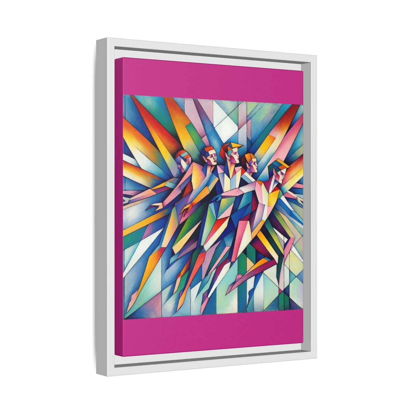 Picasso's Pixies Canvas, Framed (Multi-color)