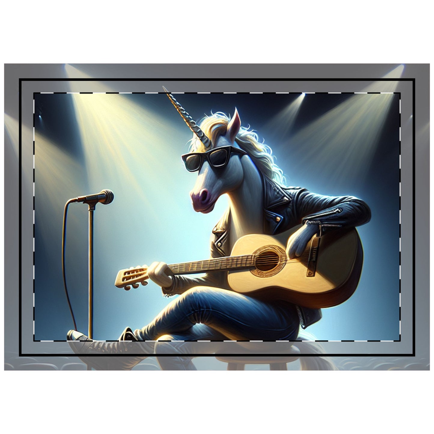 Unicorn Unplugged Throw Pillow