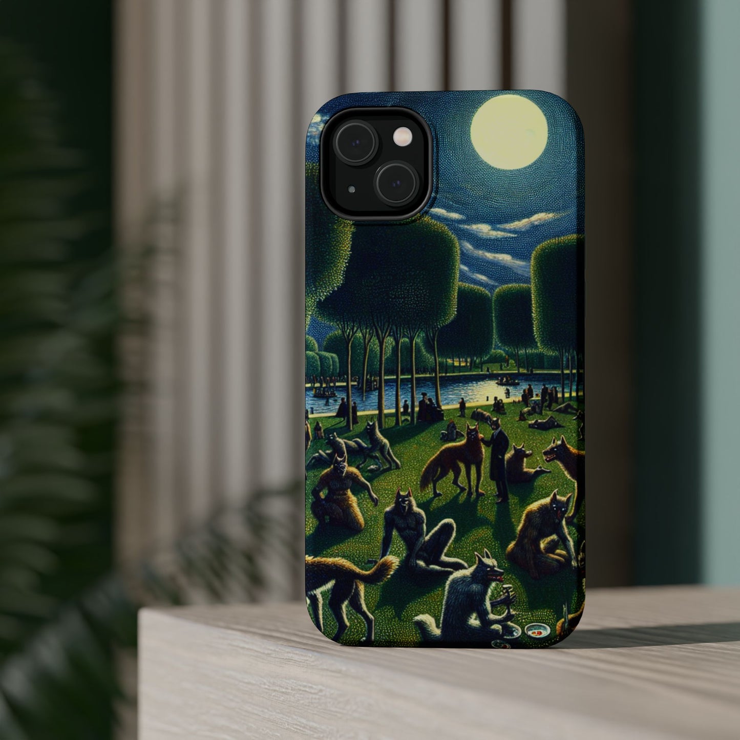 Werewolves at the Waterfront Magnetic iPhone Case