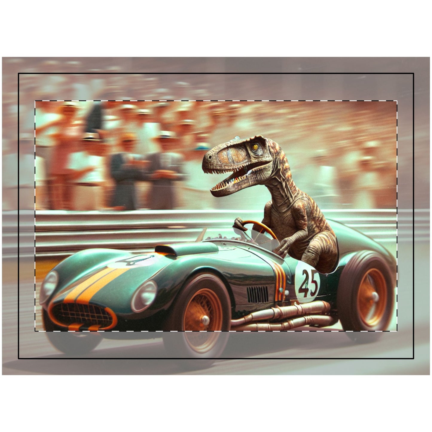 Velocity Raptor Wall Tapestry with wooden hanger