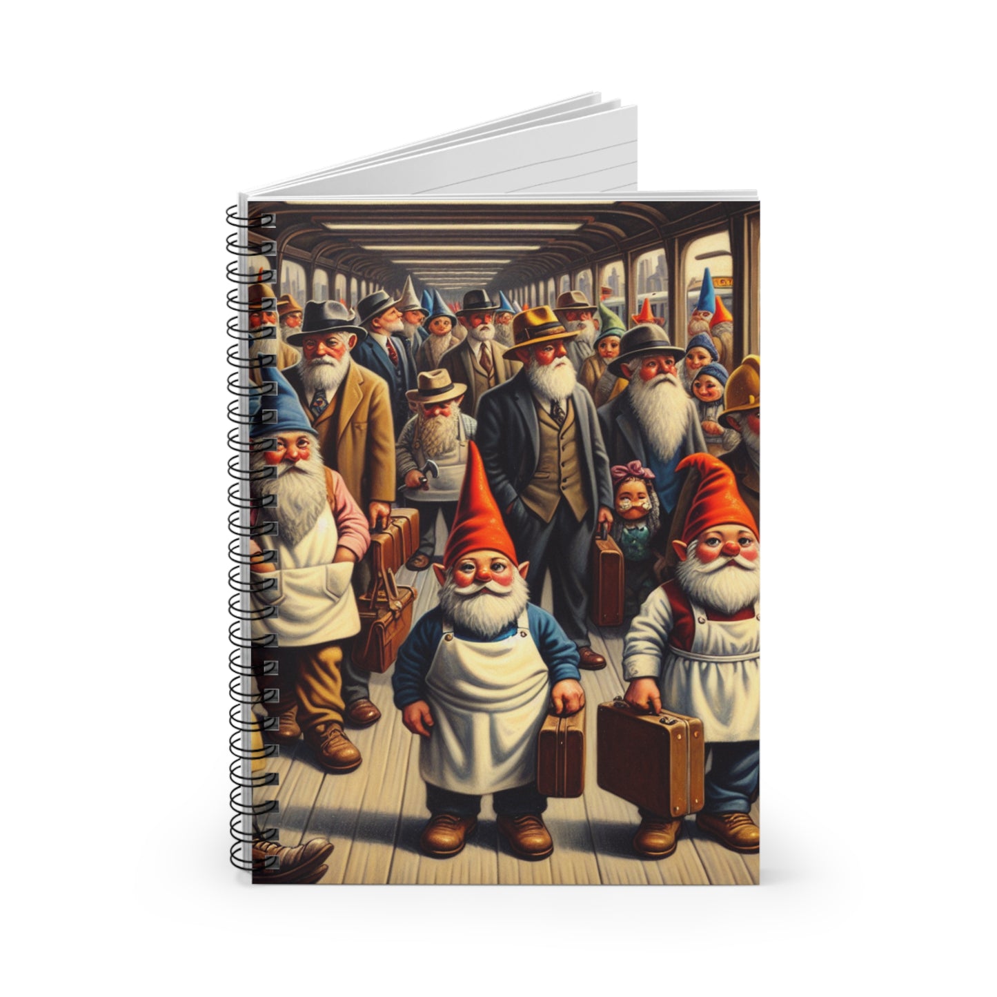 The Gnome-mute Home Spiral Notebook