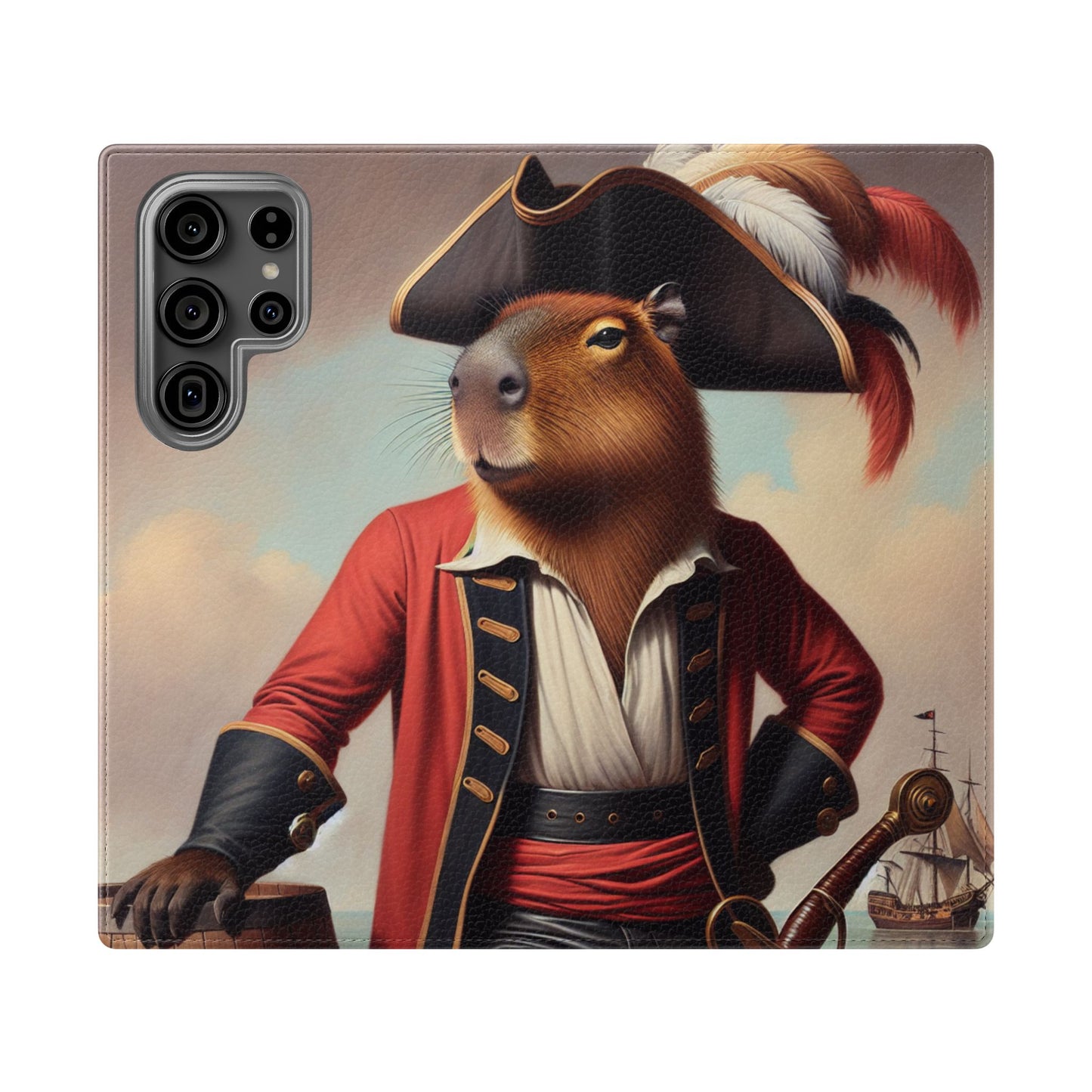 Captain Capybara Flip Case - iPhone/Galaxy