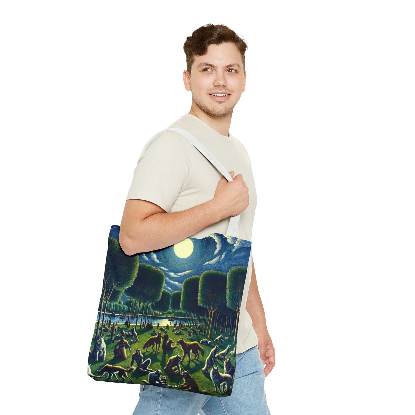 Werewolves at the Waterfront Tote Bag