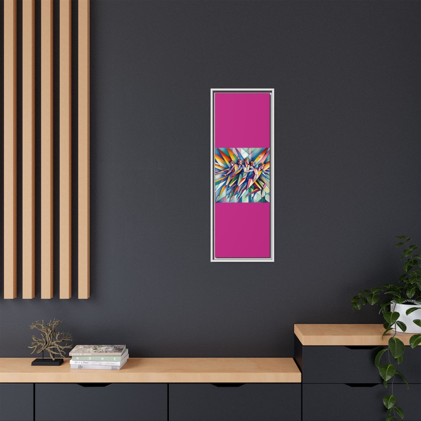 Picasso's Pixies Canvas, Framed (Multi-color)