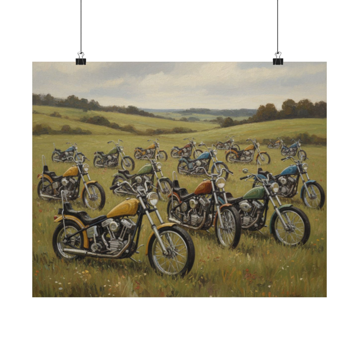 Wild Motorcycles Print