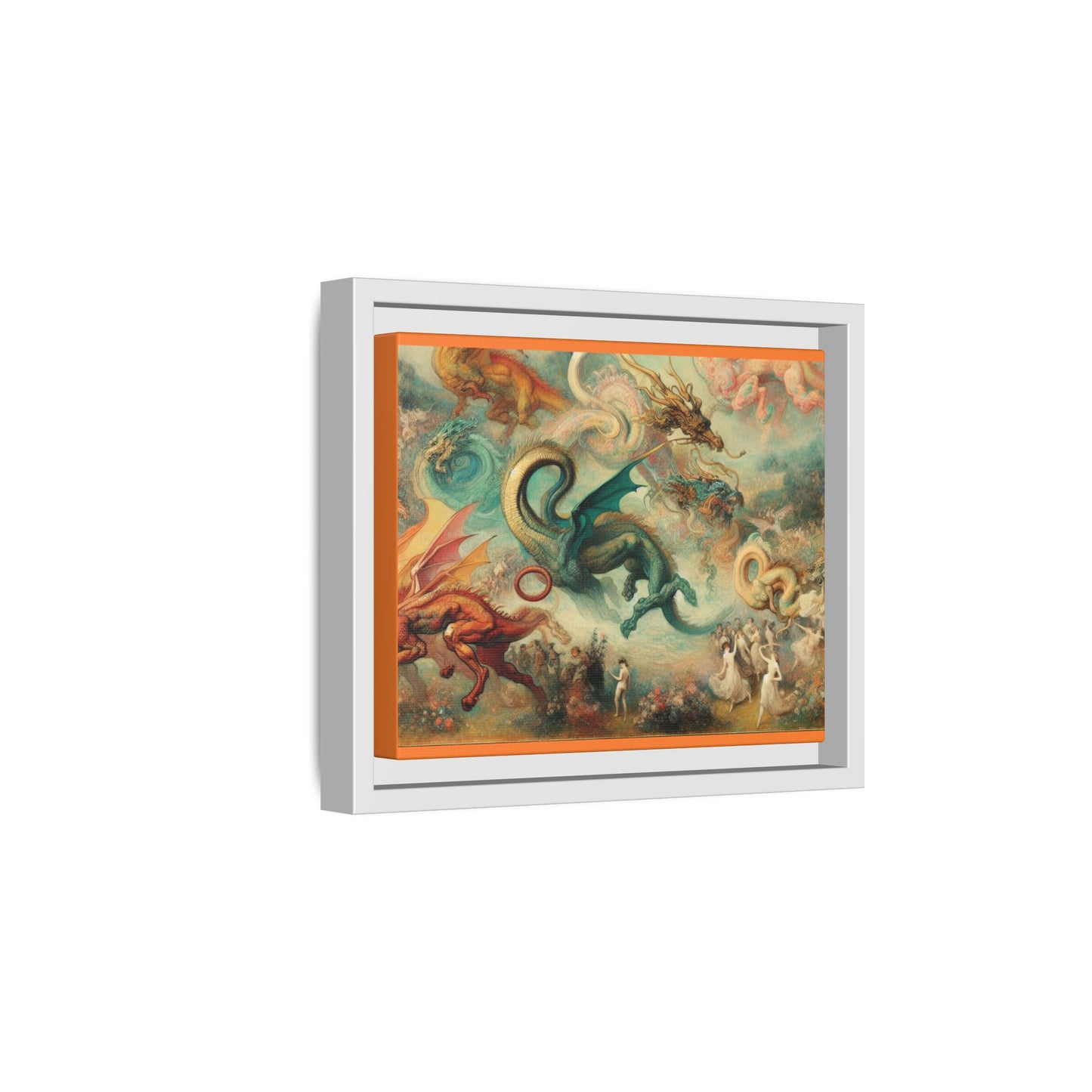 Degas Dreams of Dragons Canvas, Framed (Multi-color)
