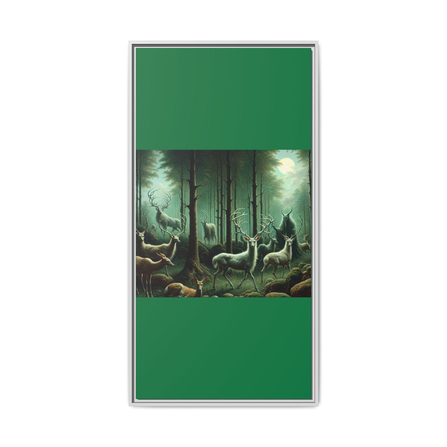 Wendigo Shepherd Canvas, Framed (Multi-color)