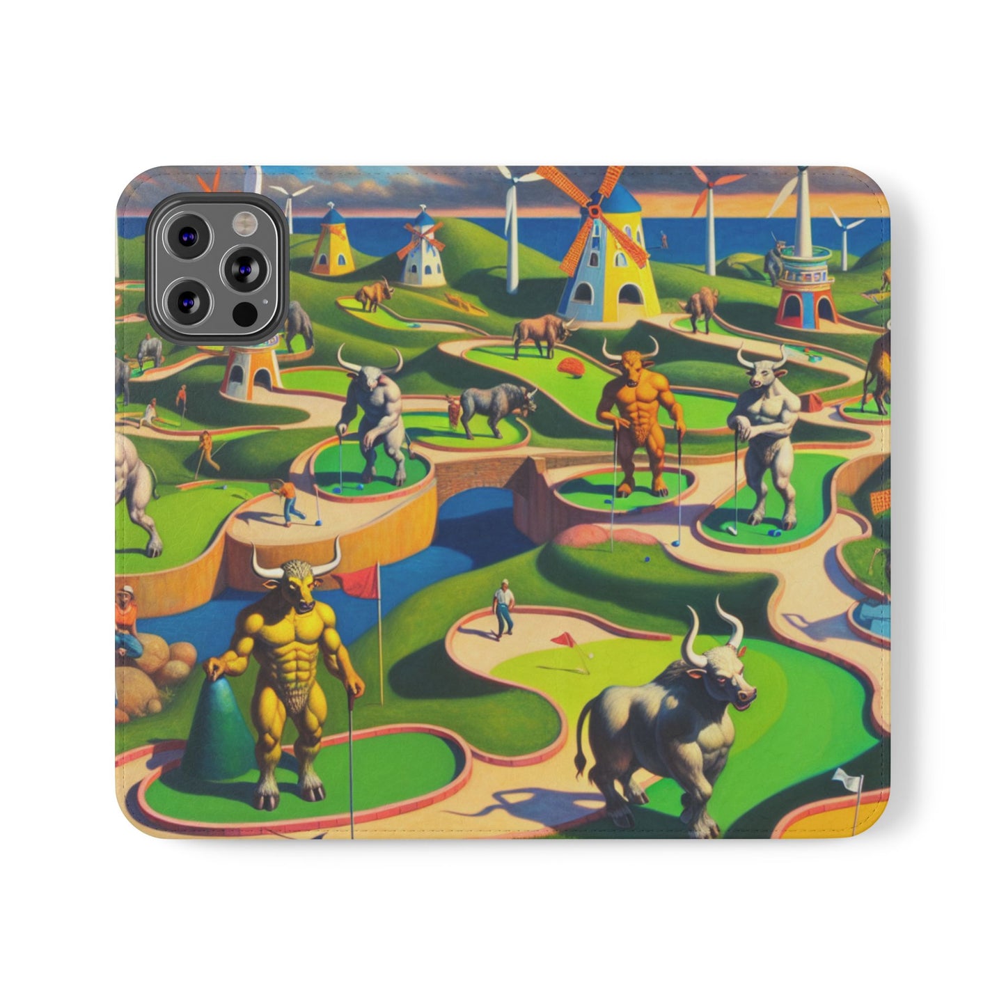 Mini-taur Golf Flip Case - iPhone/Galaxy