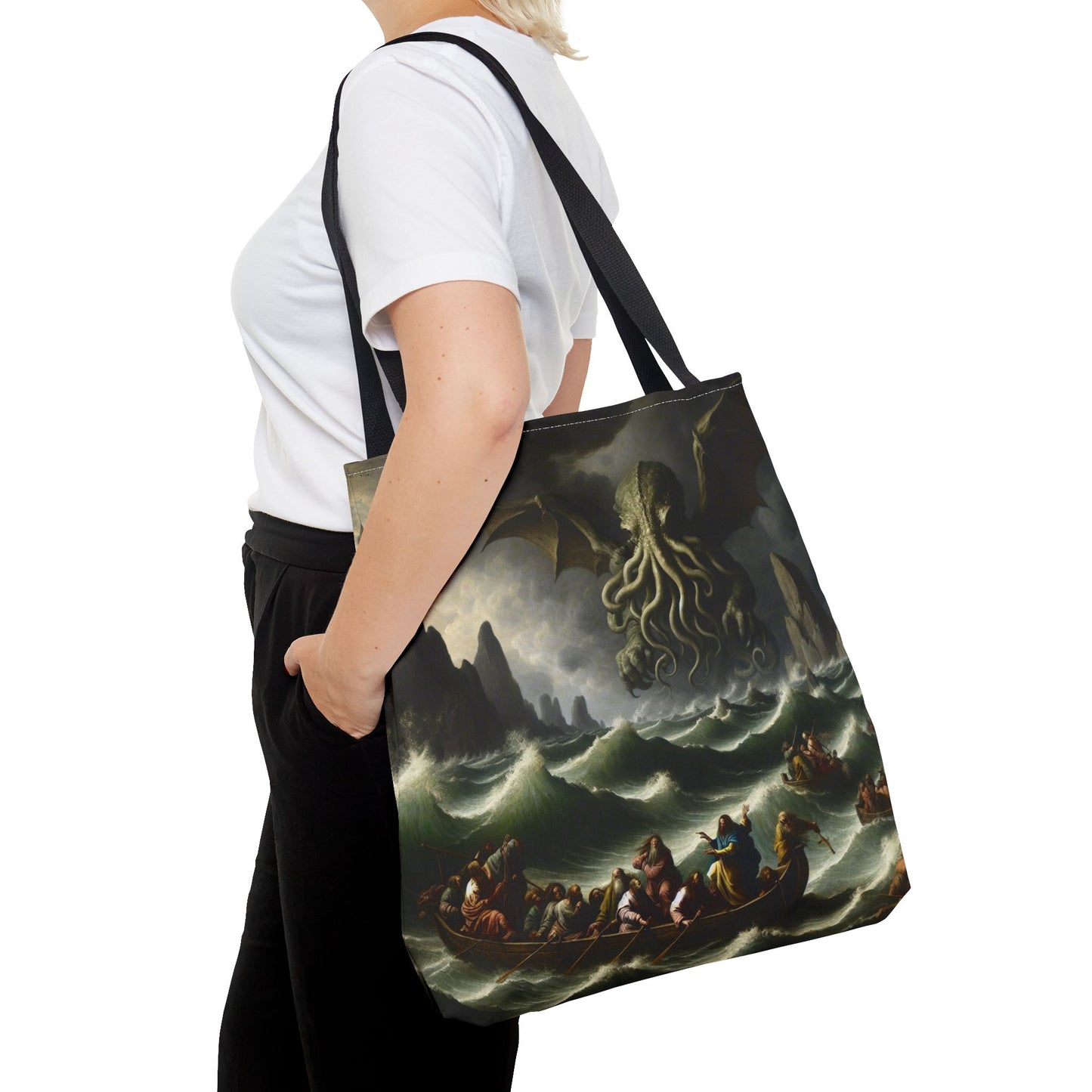 Cthulhu in the Storm Tote Bag