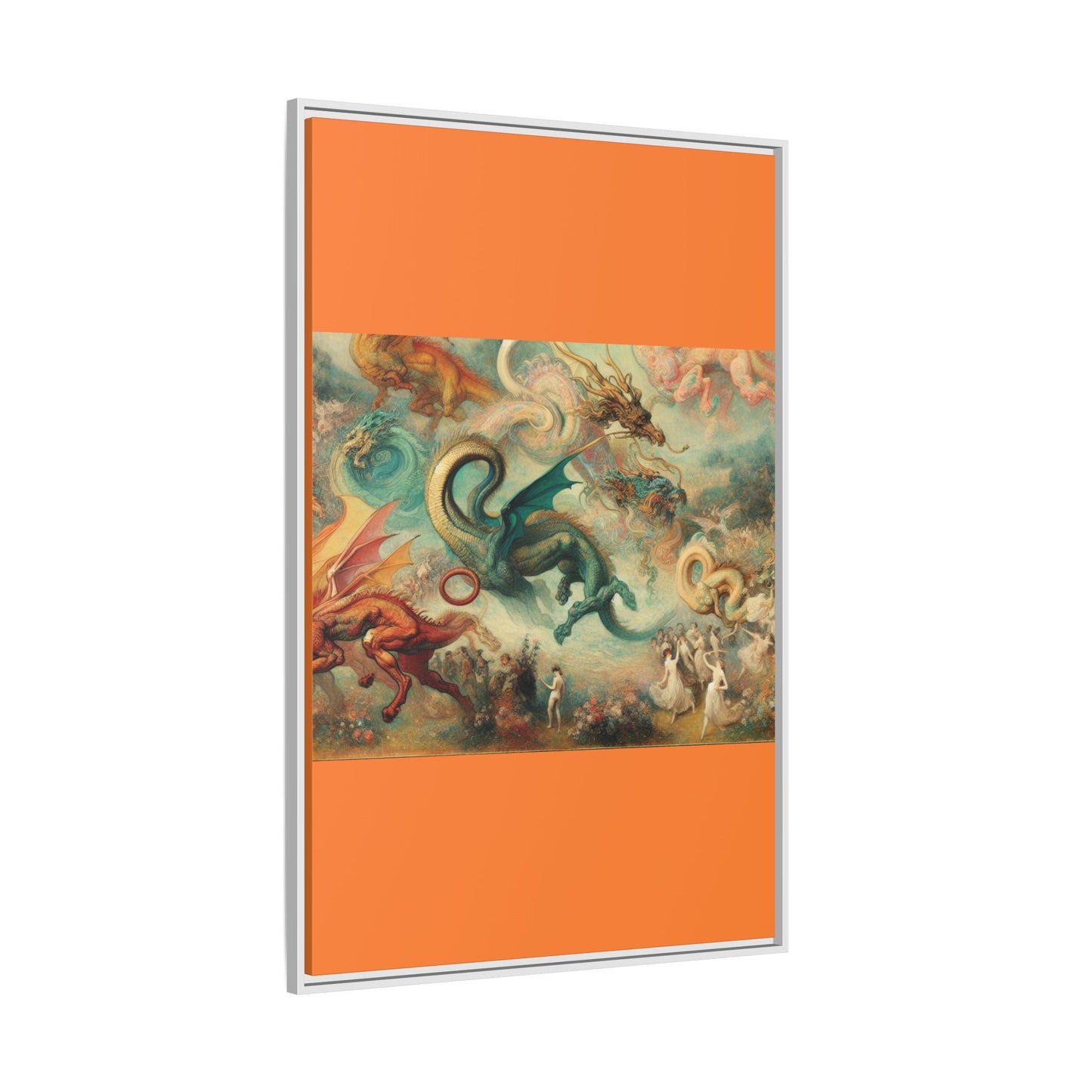 Degas Dreams of Dragons Canvas, Framed (Multi-color)