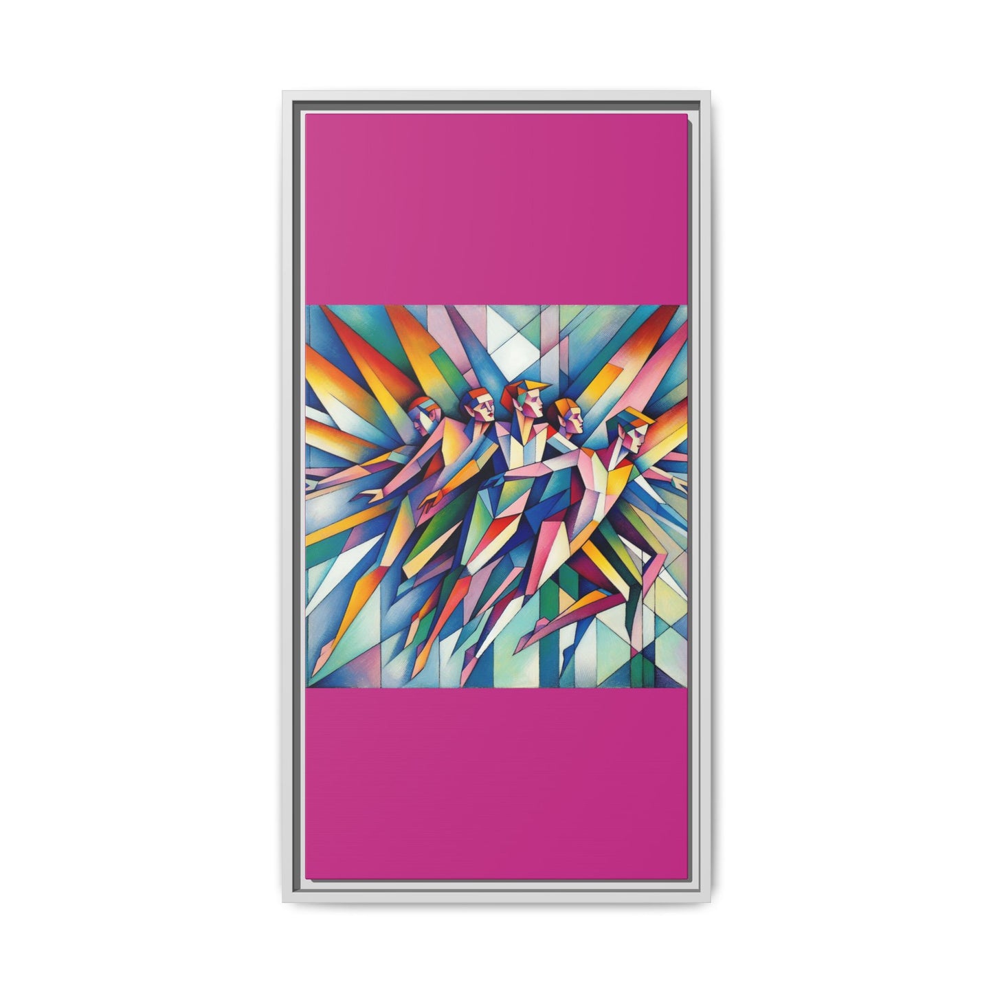 Picasso's Pixies Canvas, Framed (Multi-color)