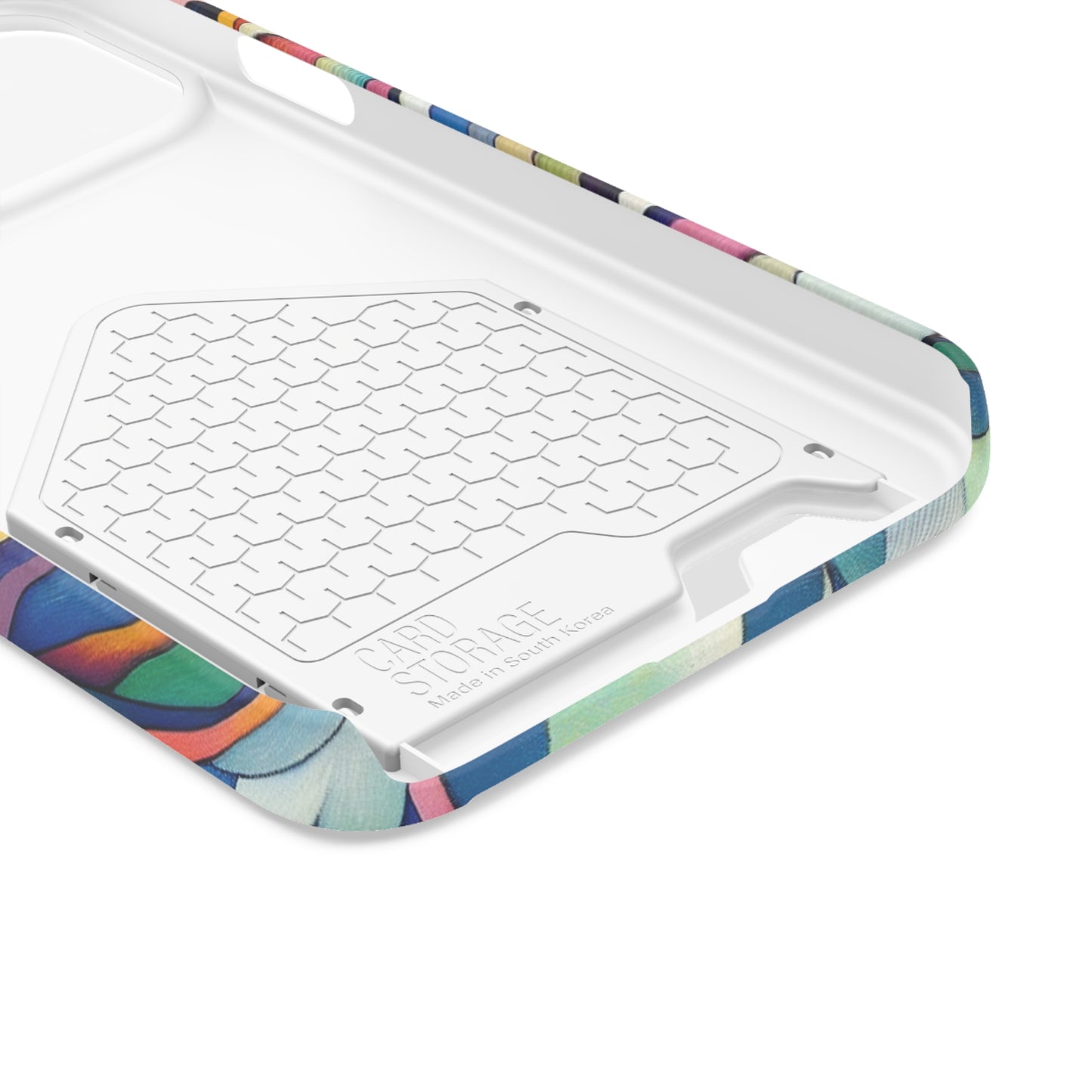 Picasso's Pixies Phone Case with Card Holder - IPHONE