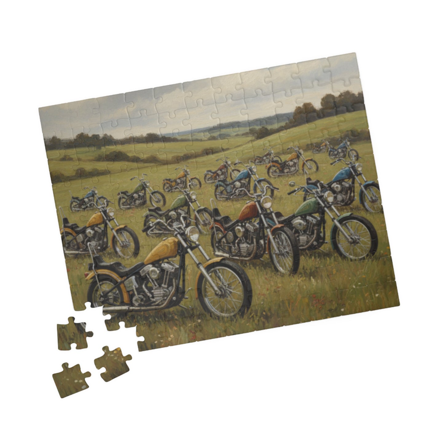 Wild Motorcycles Puzzle (110, 252, 520, 1014-piece)