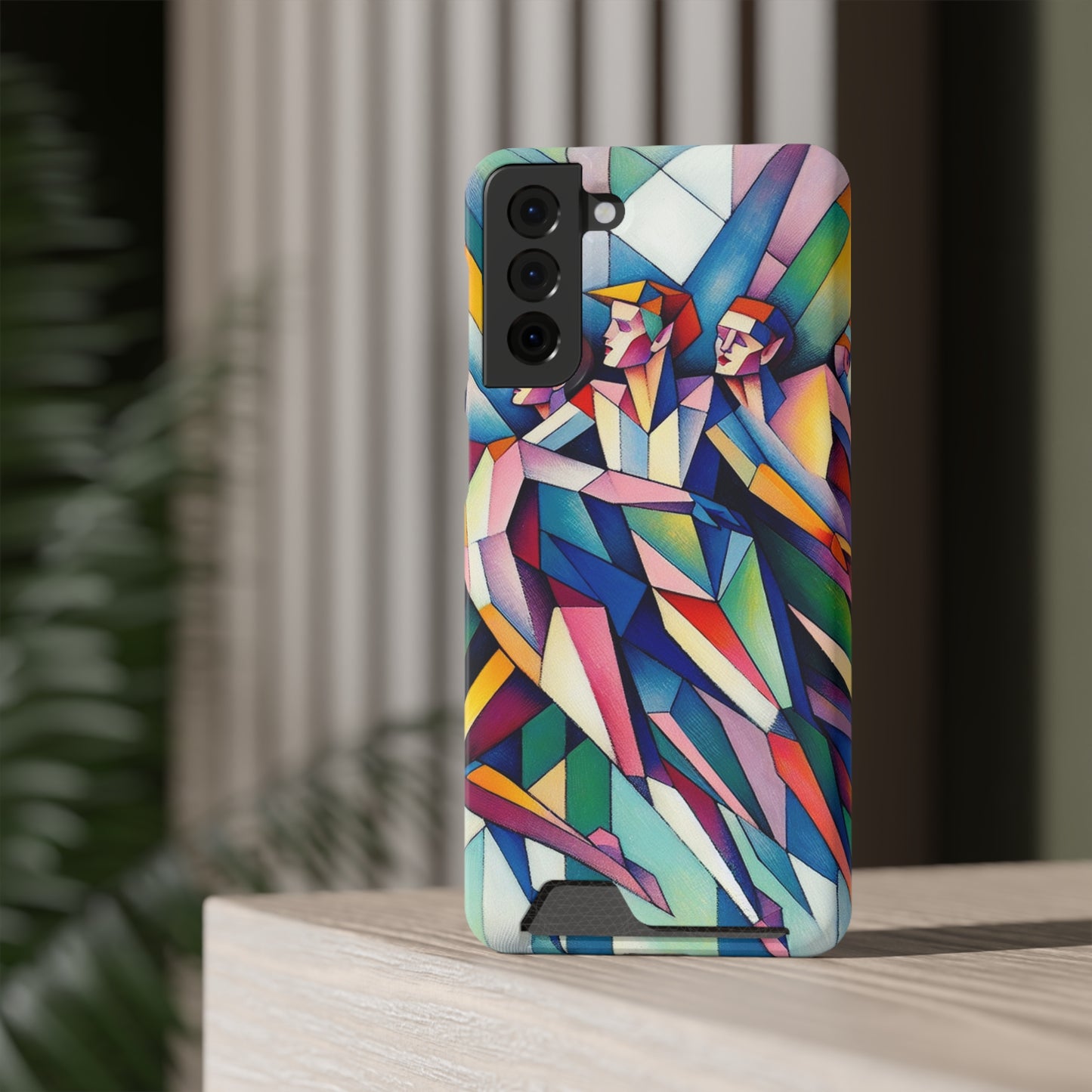 Picasso's Pixies Phone Case with Card Holder - GALAXY