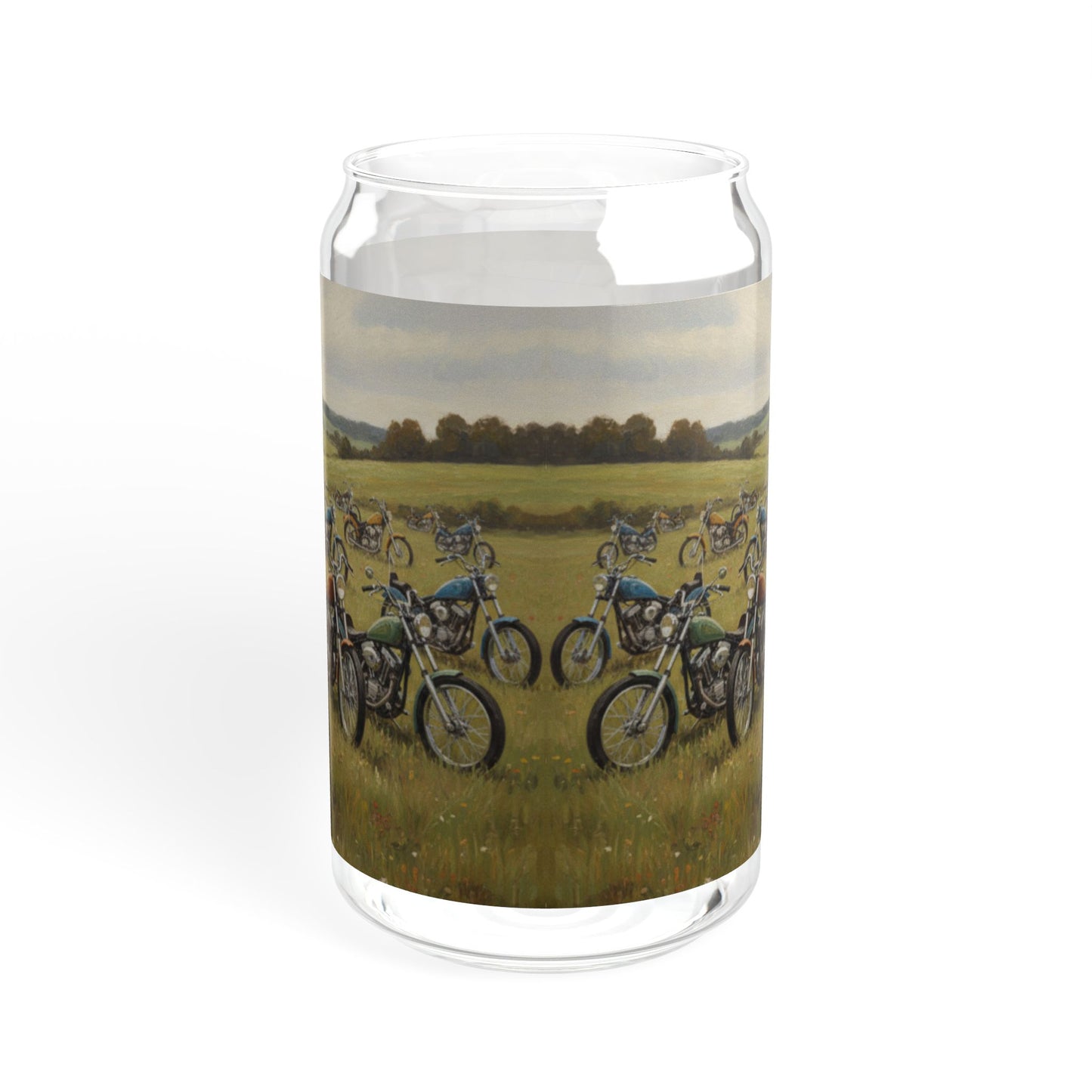 Wild Motorcycles Sipper Glass