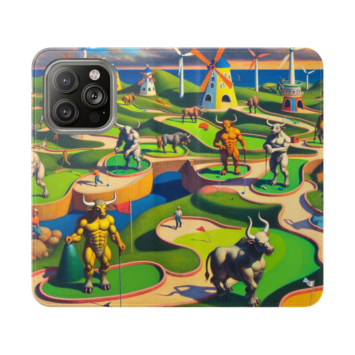 Mini-taur Golf Flip Case - iPhone/Galaxy