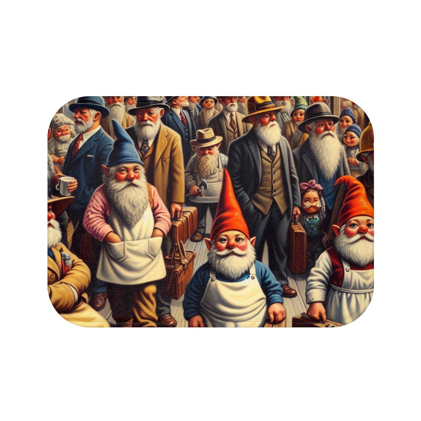 The Gnome-mute Home Bath Mat