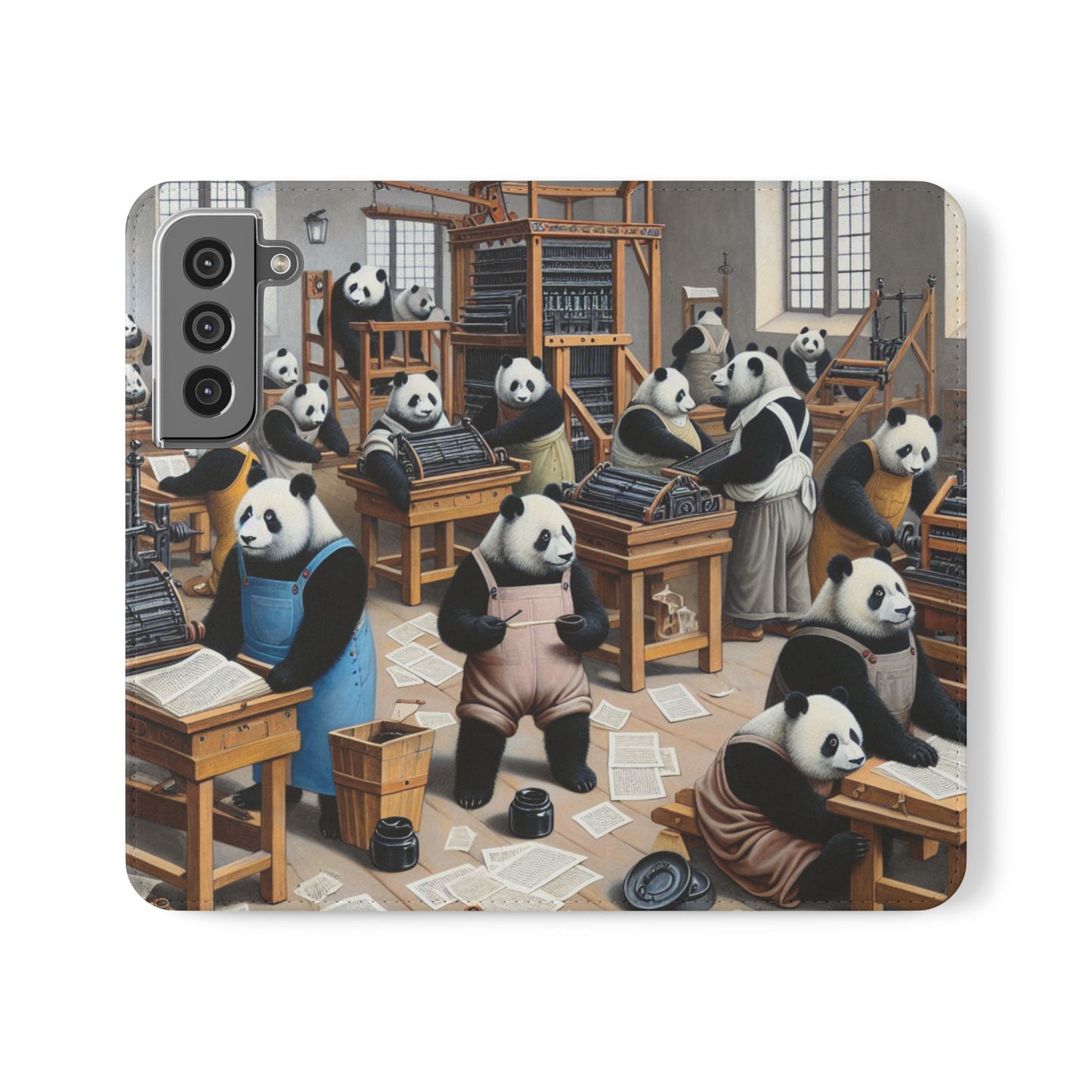 Printing Pandamonium Flip Case - iPhone/Galaxy