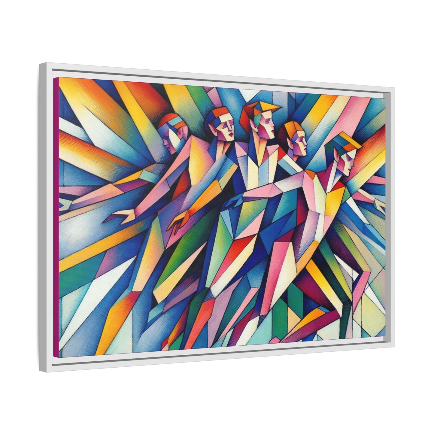 Picasso's Pixies Canvas, Framed (Multi-color)