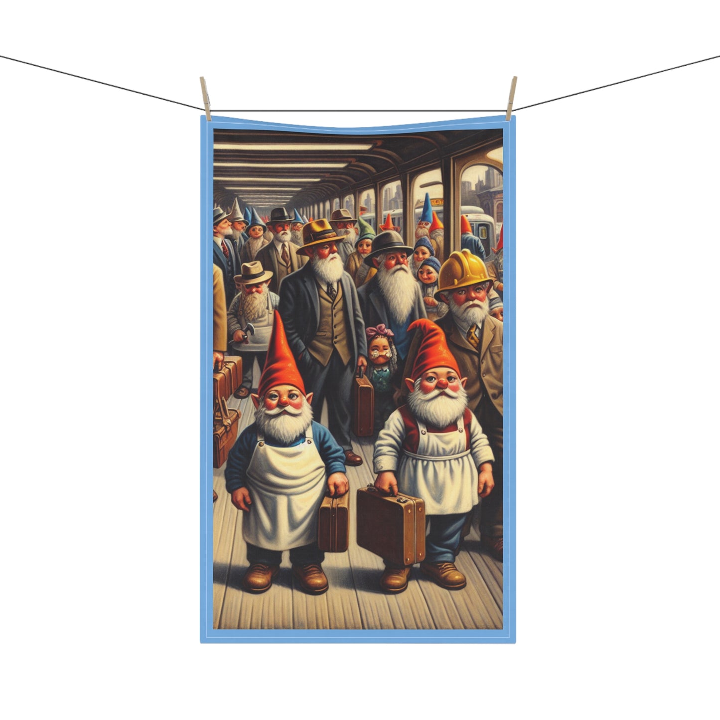 The Gnome-mute Home Tea Towels