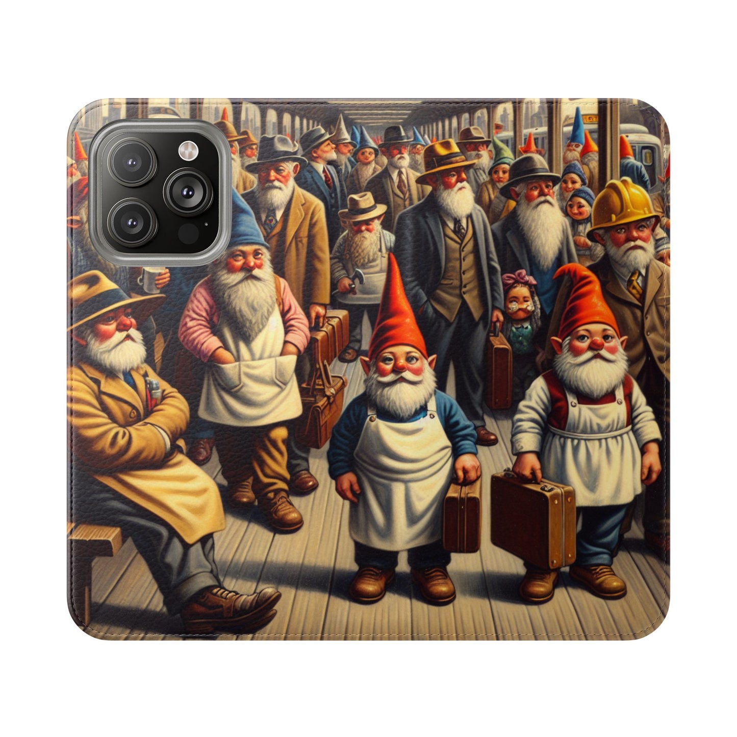 The Gnome-mute Home Flip Case - iPhone/Galaxy