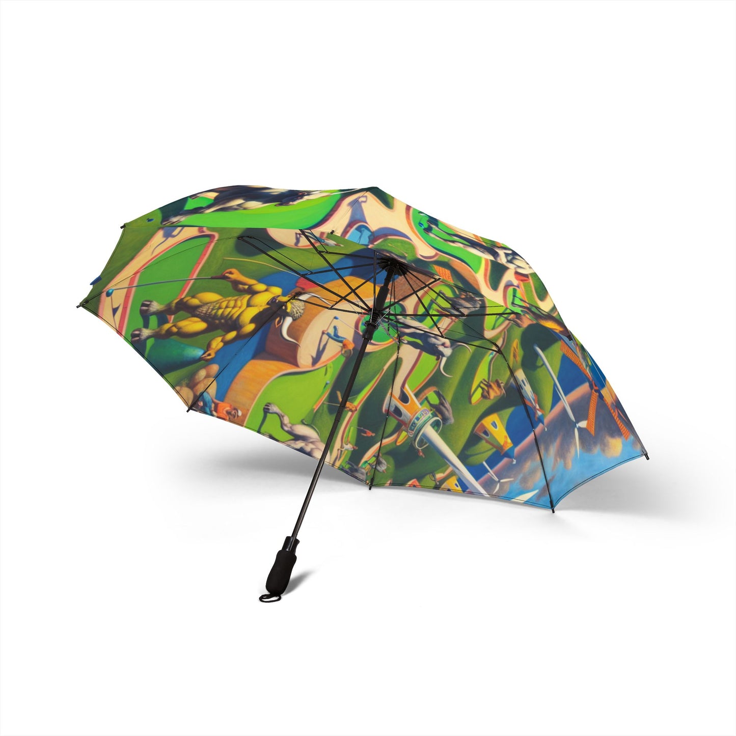 Mini-taur Golf Semi-Automatic Foldable Umbrella
