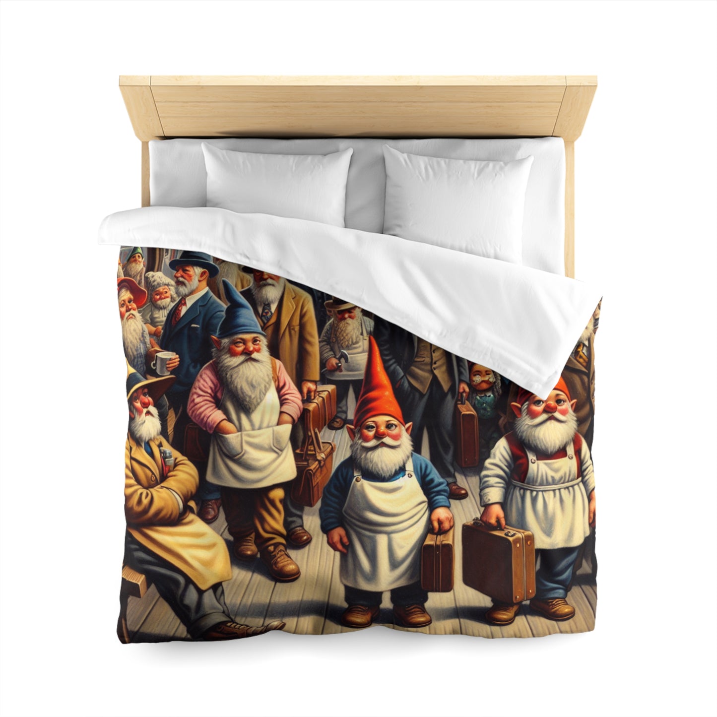 The Gnome-mute Home Microfiber Duvet Cover