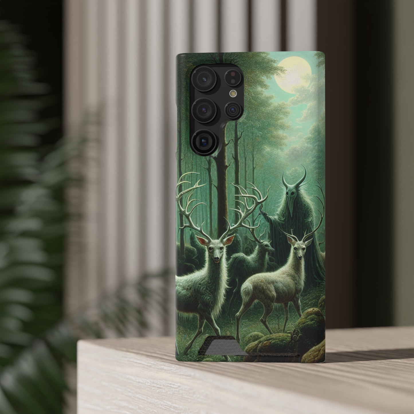 Wendigo Shepherd Phone Case with Card Holder - GALAXY