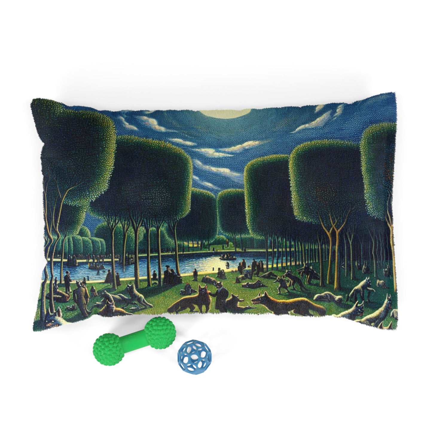 Werewolves at the Waterfront Pet Bed