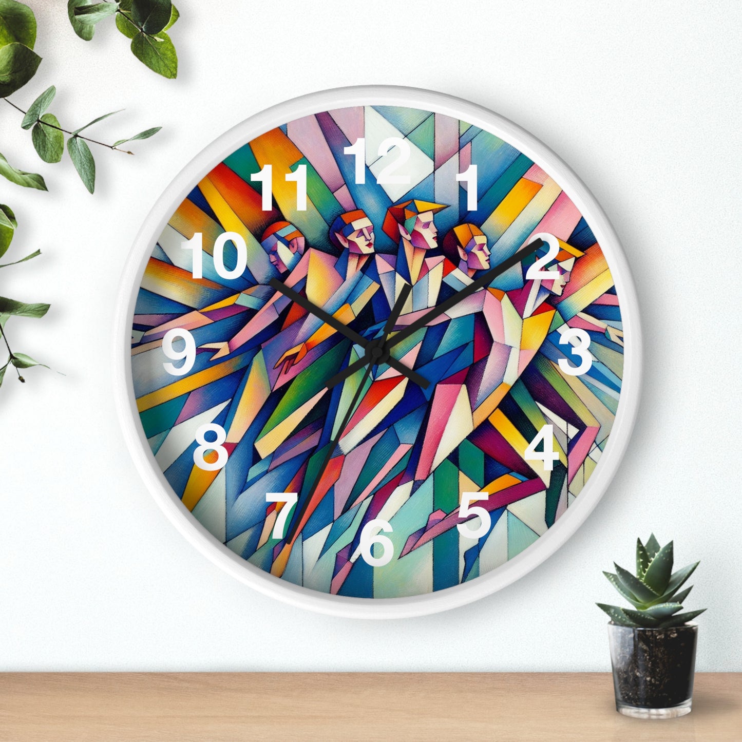 Picasso's Pixies Wall Clock