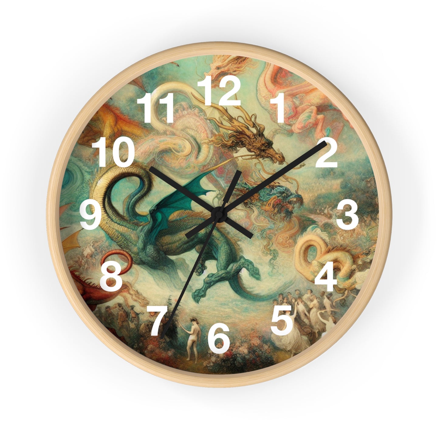Degas Dreams of Dragons Wall Clock