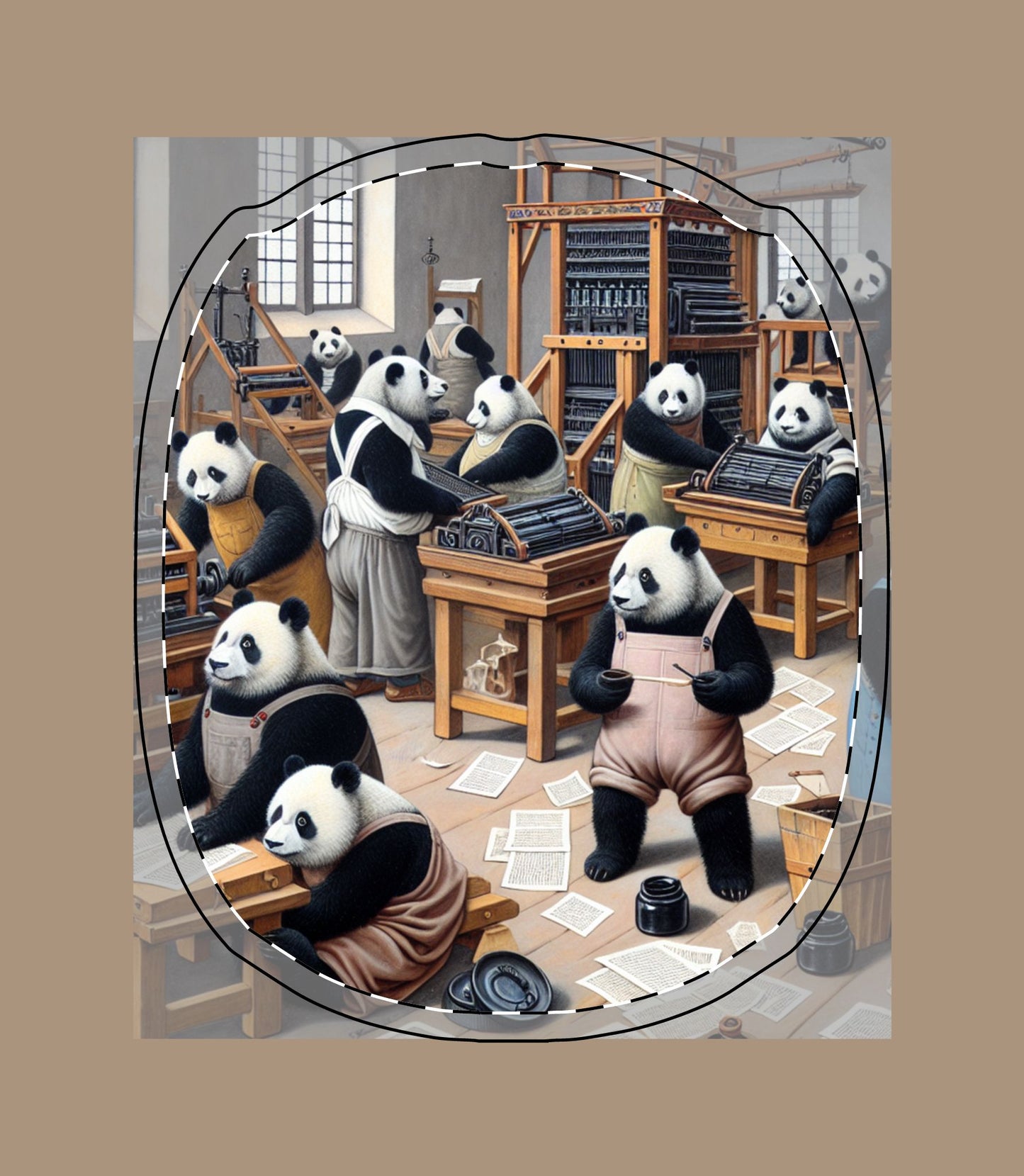 Printing Pandamonium AirPod Max Case