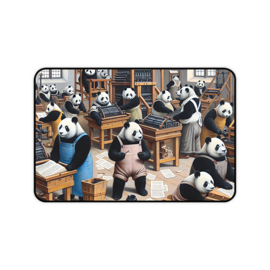 Printing Pandamonium Desk Mat