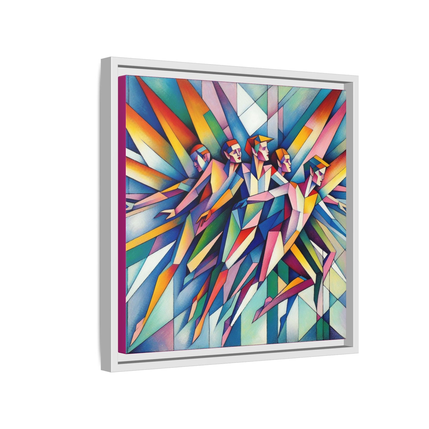 Picasso's Pixies Canvas, Framed (Multi-color)