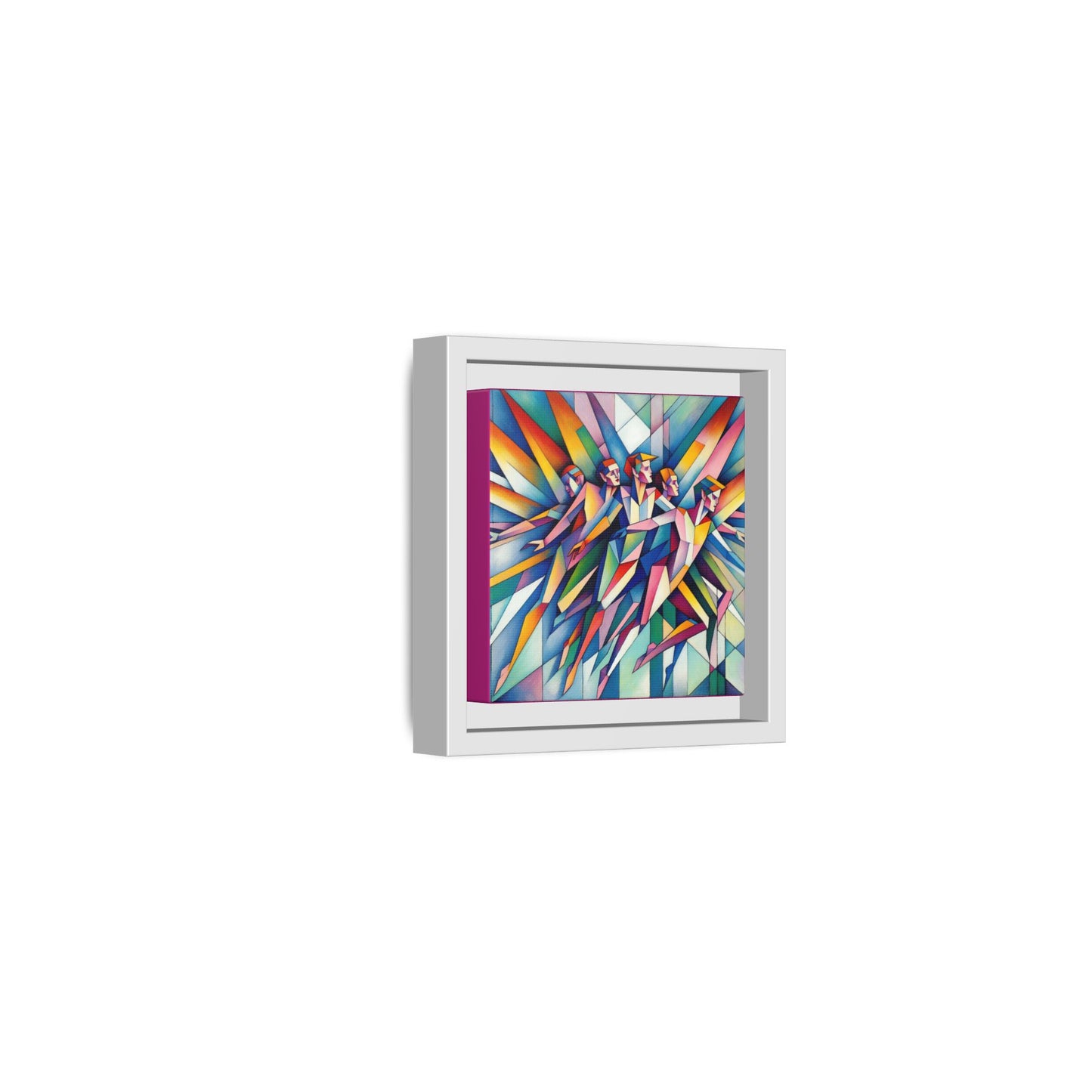 Picasso's Pixies Canvas, Framed (Multi-color)