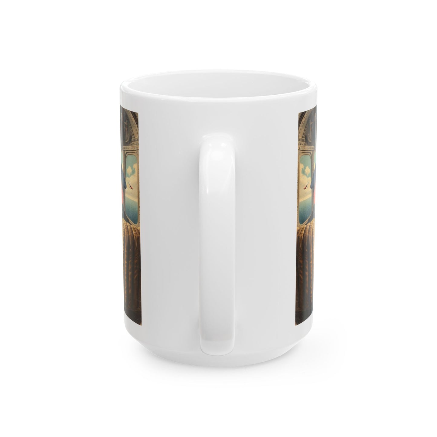 Flamingo Flight Deck Ceramic Mug