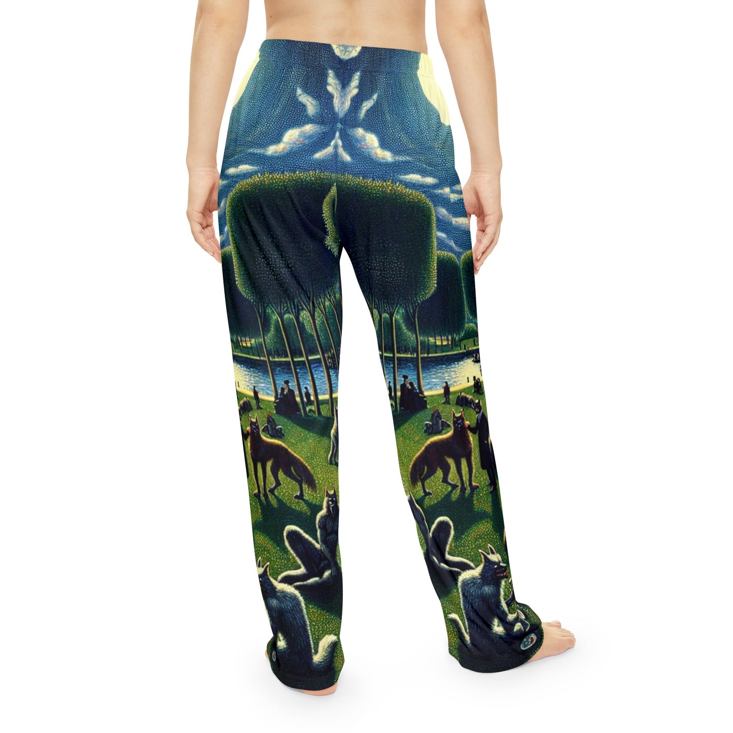 Werewolves at the Waterfront Women's Pajama Pants