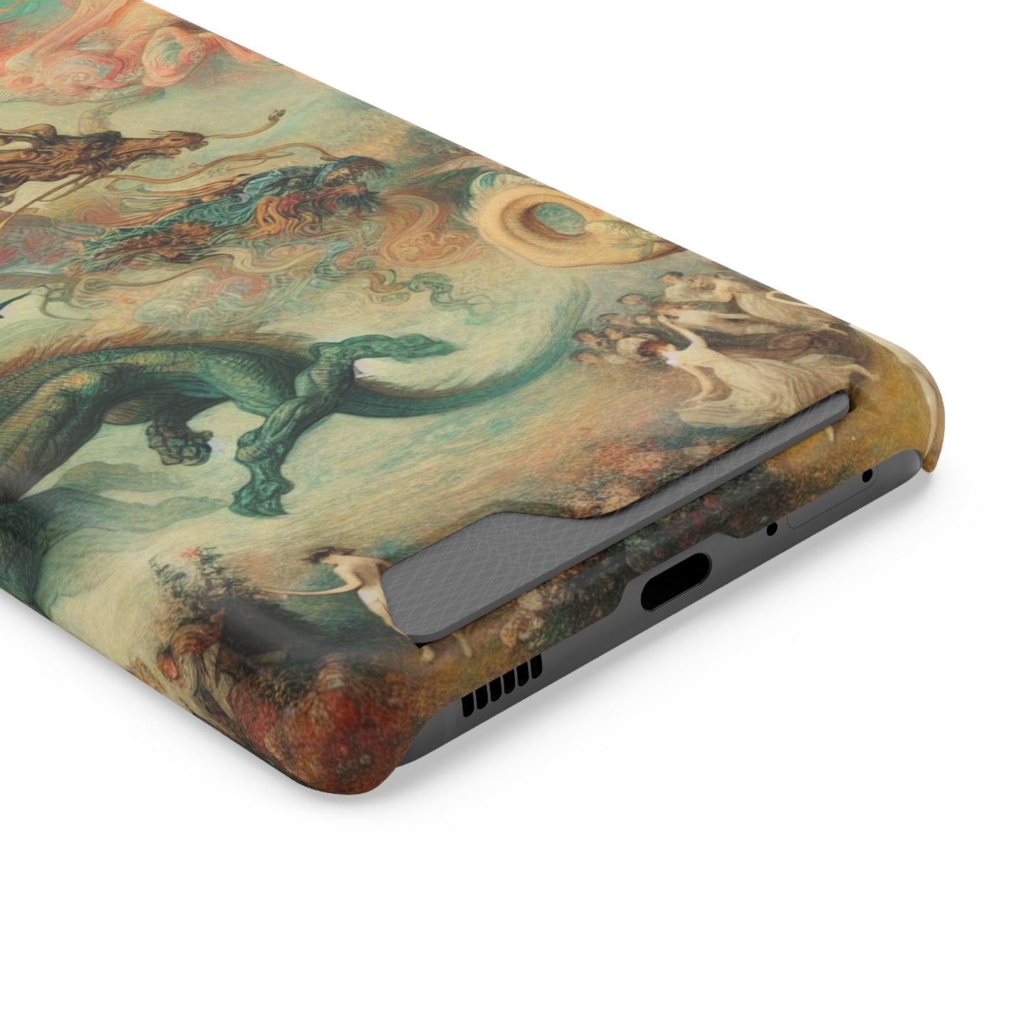 Degas Dreams of Dragons Phone Case with Card Holder - GALAXY