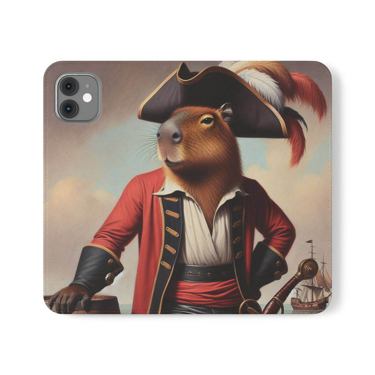 Captain Capybara Flip Case - iPhone/Galaxy