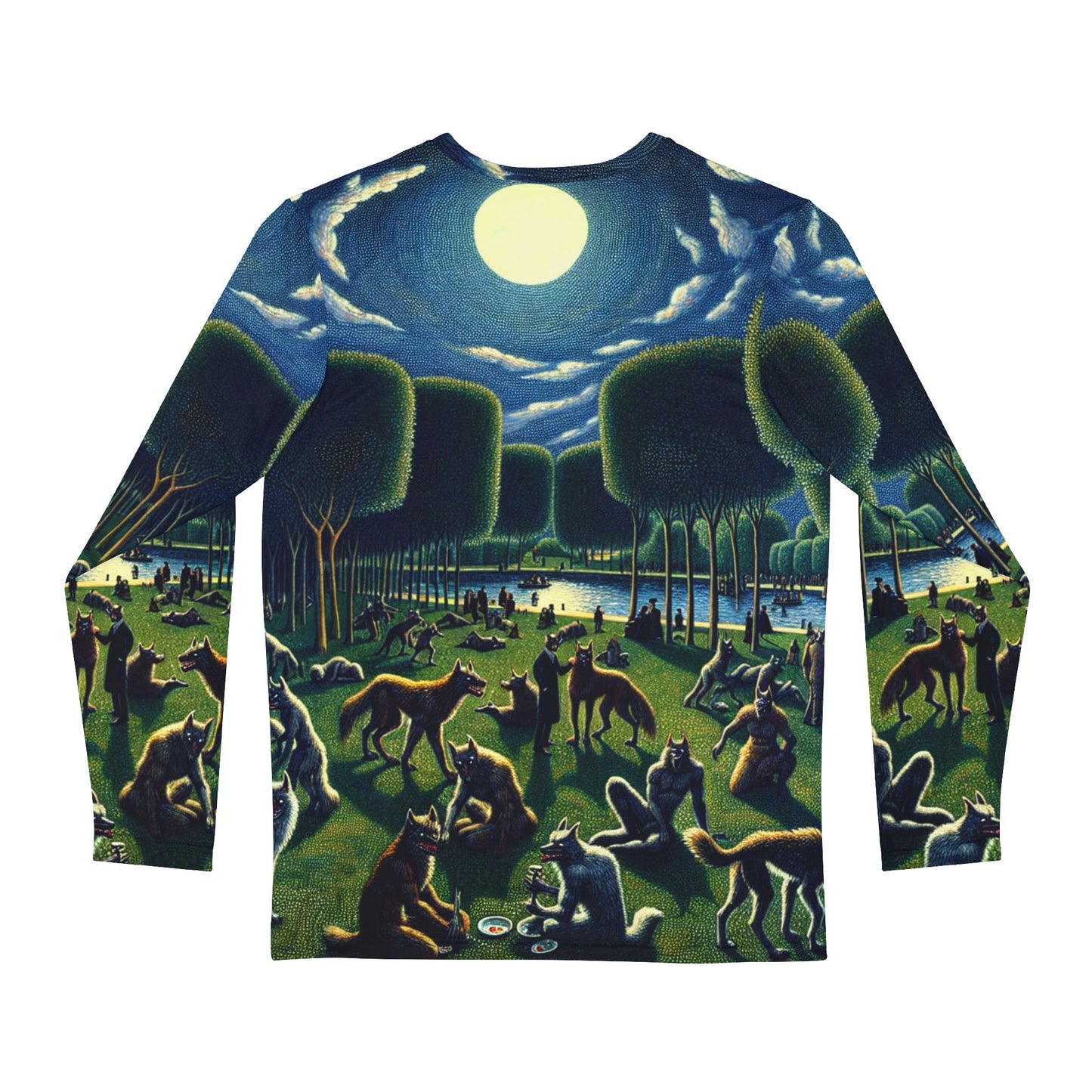 Werewolves at the Waterfront All-Over Print Long Sleeve Shirt