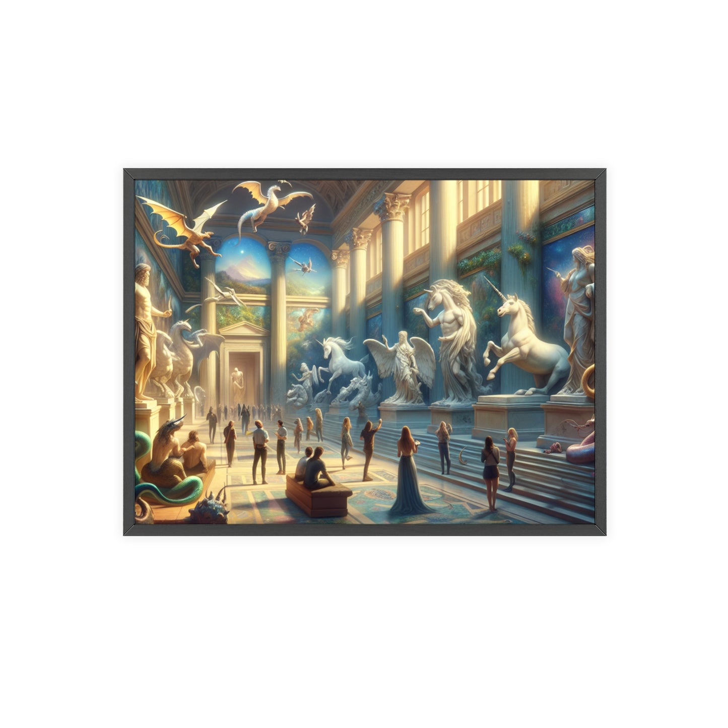 Framed Atlantis Atrium Poster