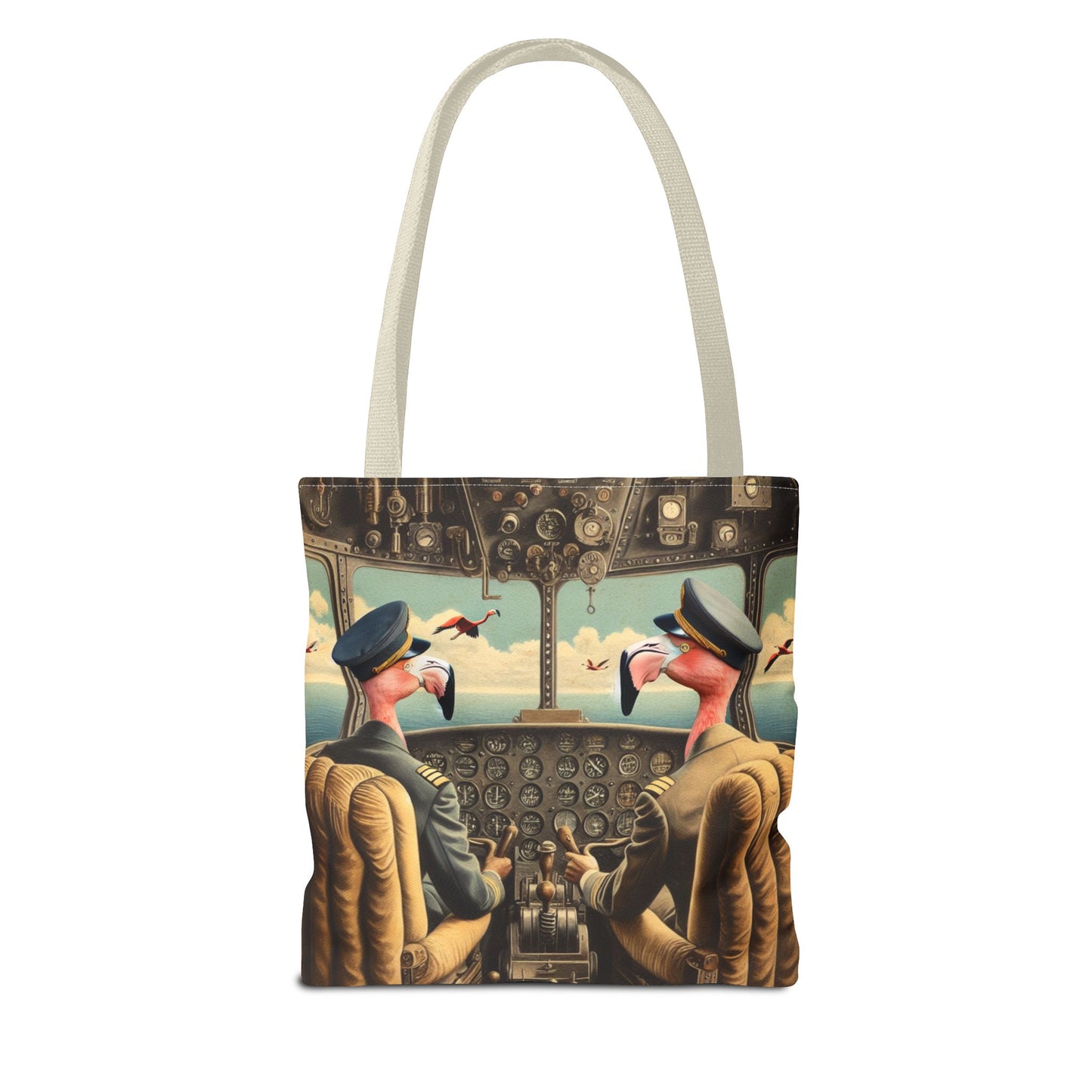 Flamingo Flight Deck Tote Bag
