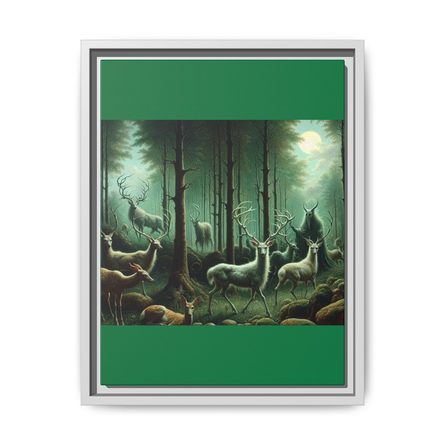 Wendigo Shepherd Canvas, Framed (Multi-color)