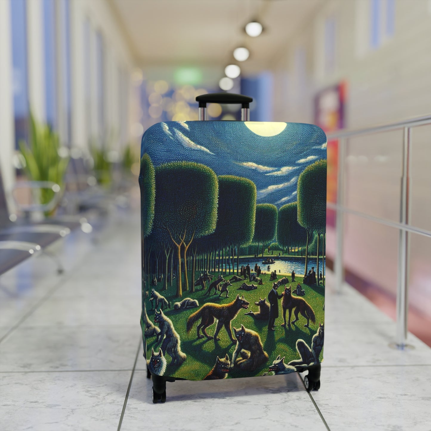 Werewolves at the Waterfront Luggage Cover