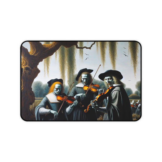 Vermeer's Vampire Violinists Desk Mat