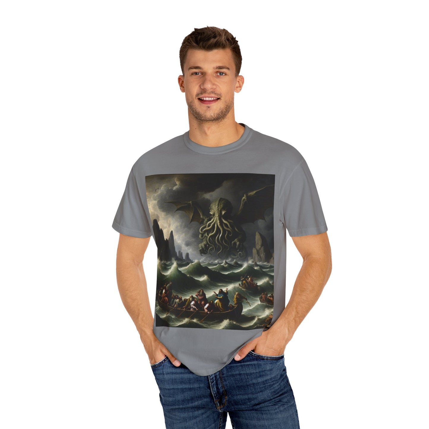 Cthulhu in the Storm T-Shirt