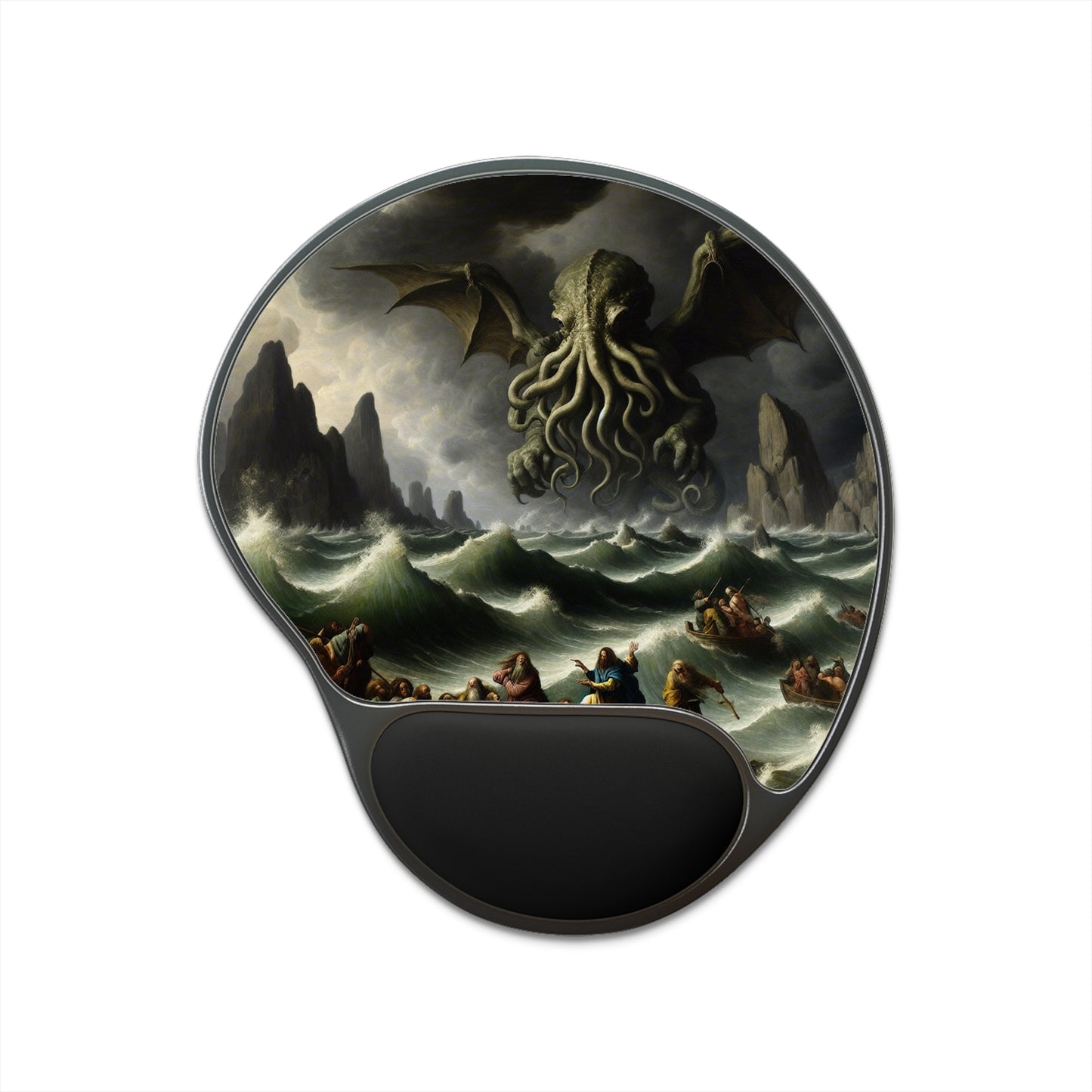 Cthulhu in the Storm Mouse Pad with Wrist Rest