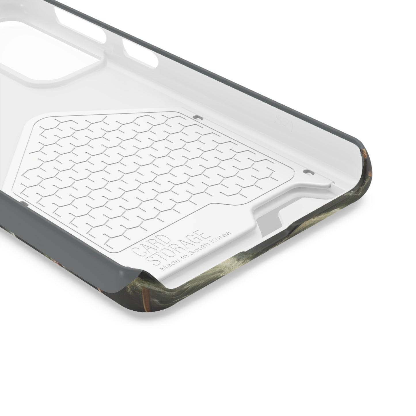 Cthulhu in the Storm Phone Case with Card Holder - GALAXY