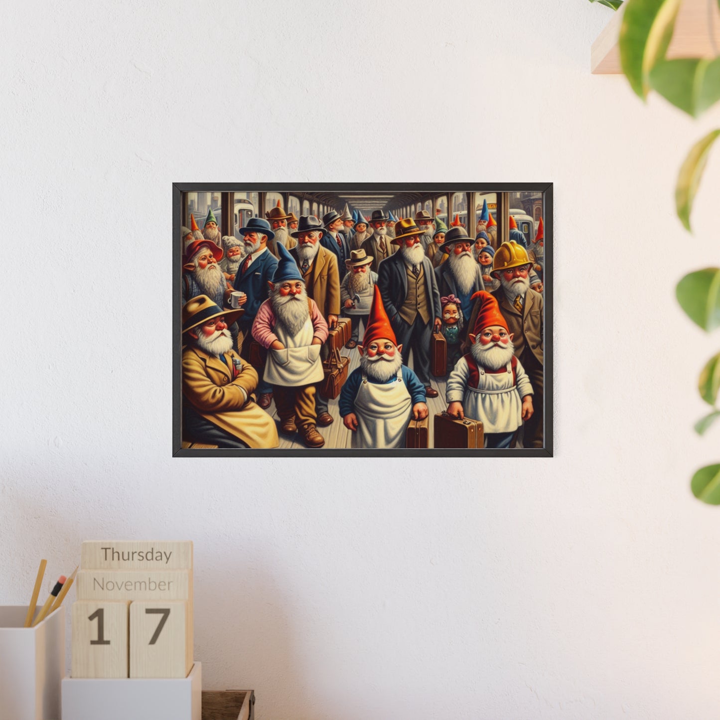 Framed The Gnome-mute Home Poster